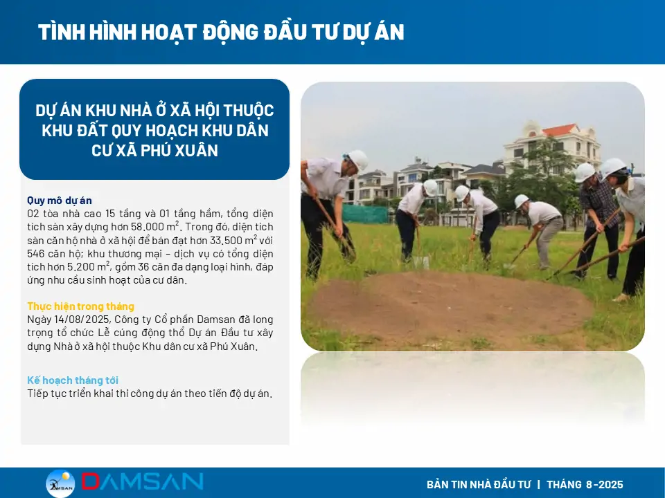 Lễ khởi công dự án nhà ở xã hội Phú Xuân của ADS